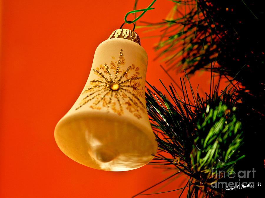 Christmas Holiday Bell Photograph by Carol F Austin