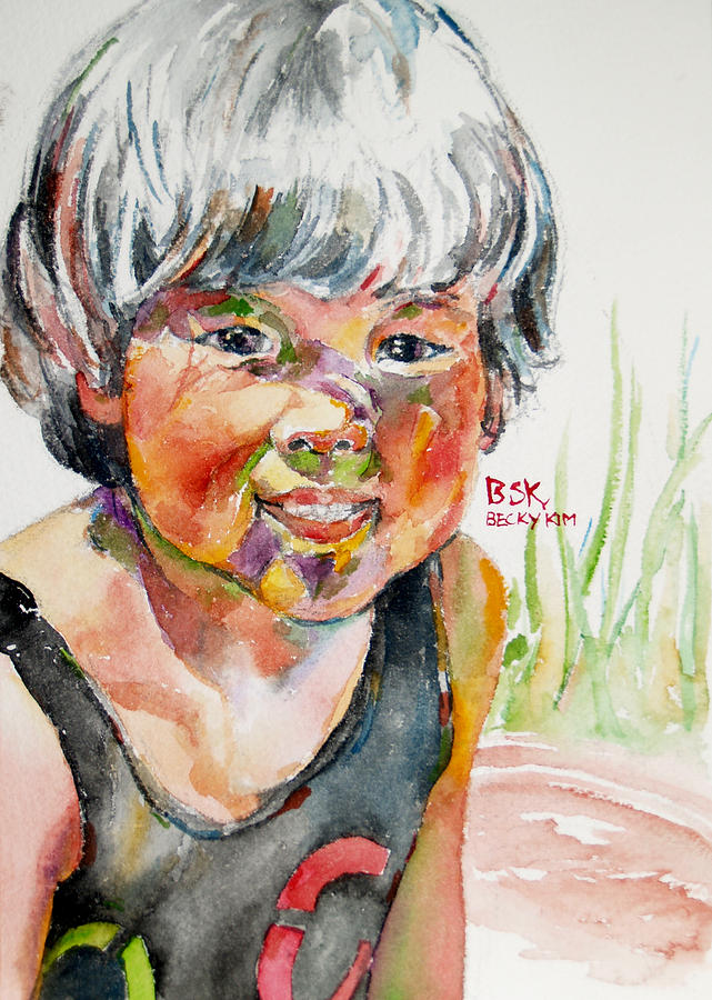 Jinny 3 Painting by Becky Kim