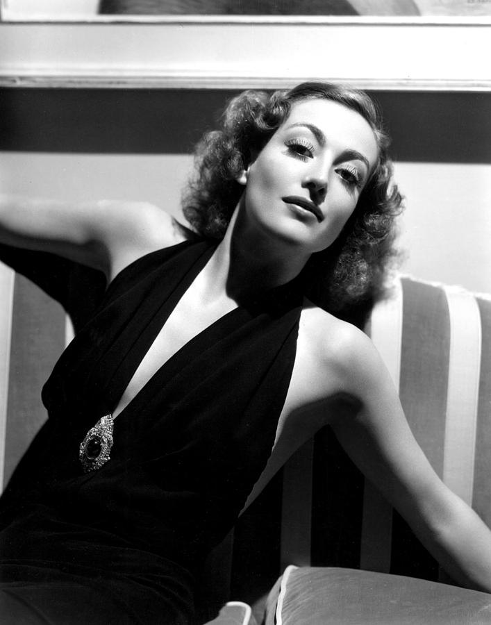 Portrait Photograph - Joan Crawford, 1936, Photo By Hurrell by Everett