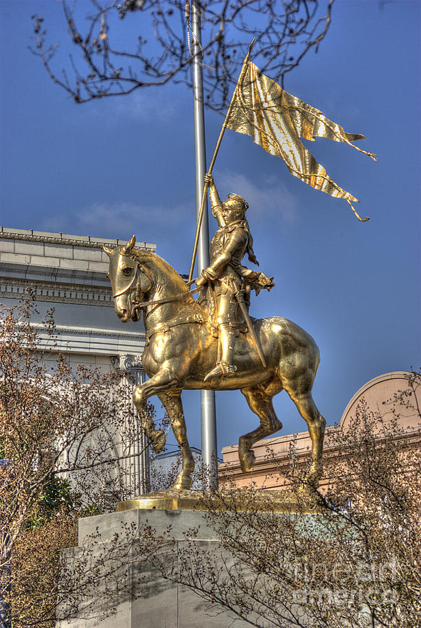 Joan of Arc Statue New Orleans Photograph by Jim And Emily Bush