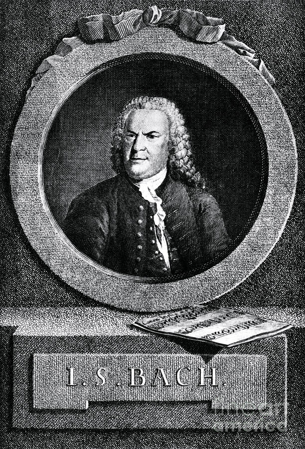 Johann Sebastian Bach 1685-1750 Photograph by Omikron