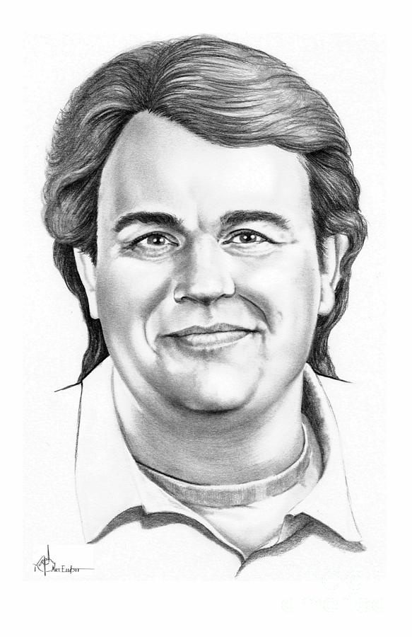 John Candy Drawing by Murphy Elliott