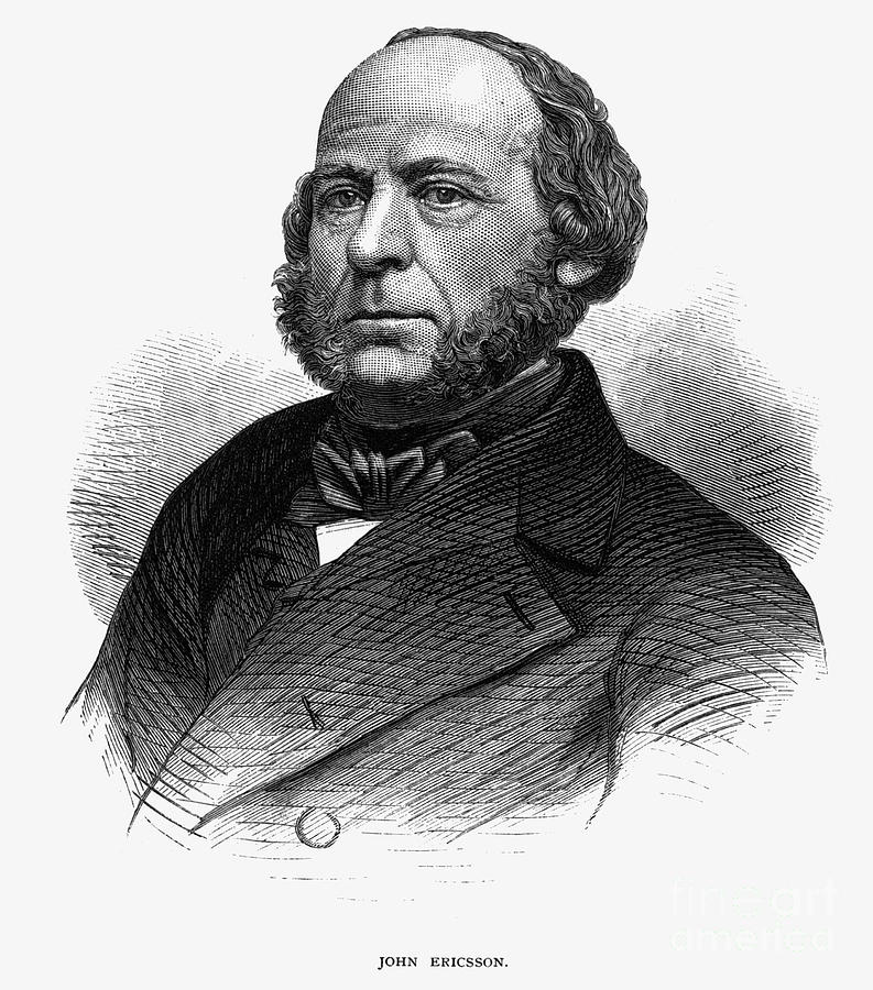 John Ericsson (1803-1889) Photograph by Granger