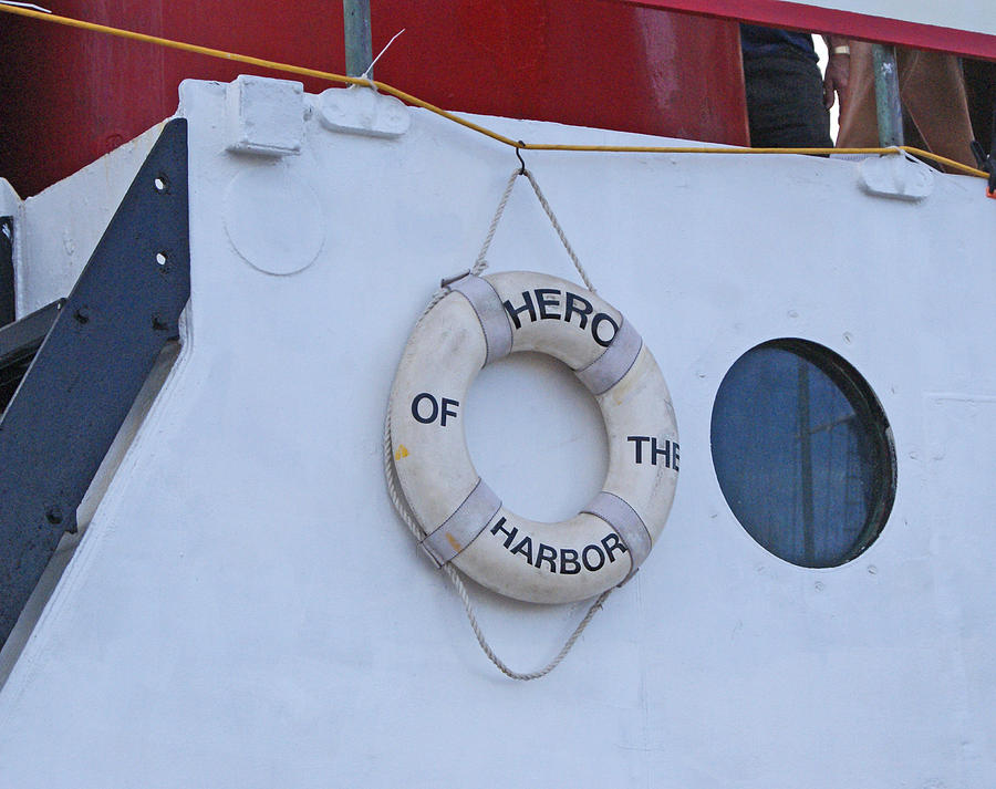 John J Harvey Fireboat Hero Photograph by Margie Avellino