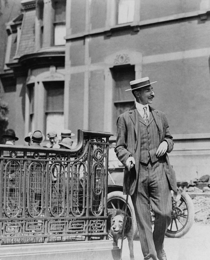 New York City Photograph - John Jacob Astor Iv 1864-1912, Walking by Everett