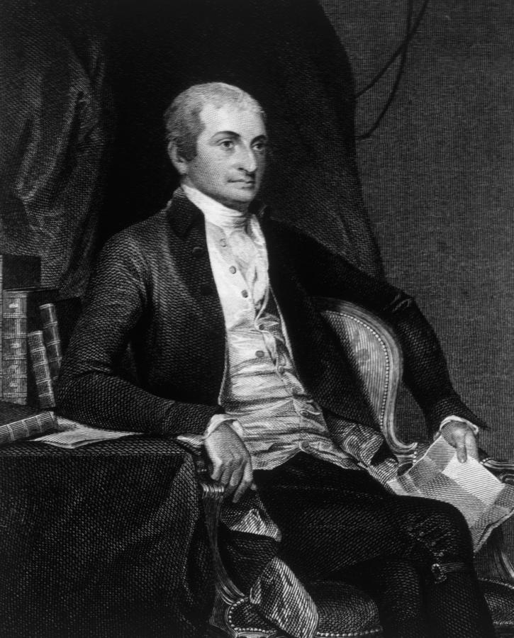 John Jay 1745-1829, First Chief Justice Photograph by Everett - Fine ...