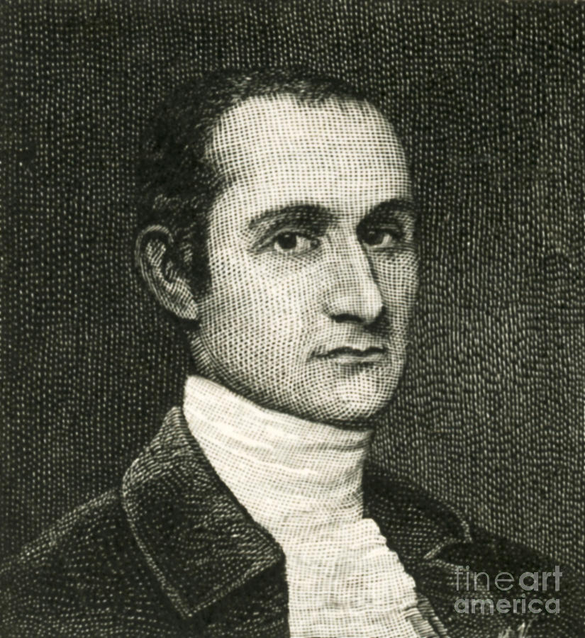Portrait Photograph - John Jay, American Founding Father by Photo Researchers