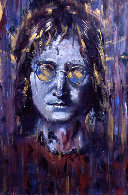 John Lennon 2 Painting by Grant Aspinall | Fine Art America