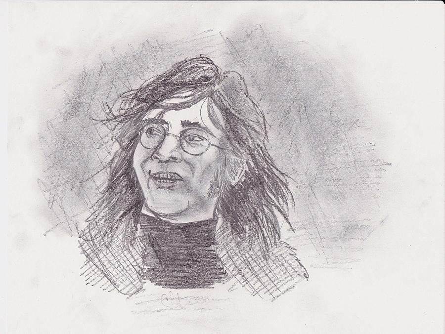 John Lennon- Legend Drawing by Chris DelVecchio