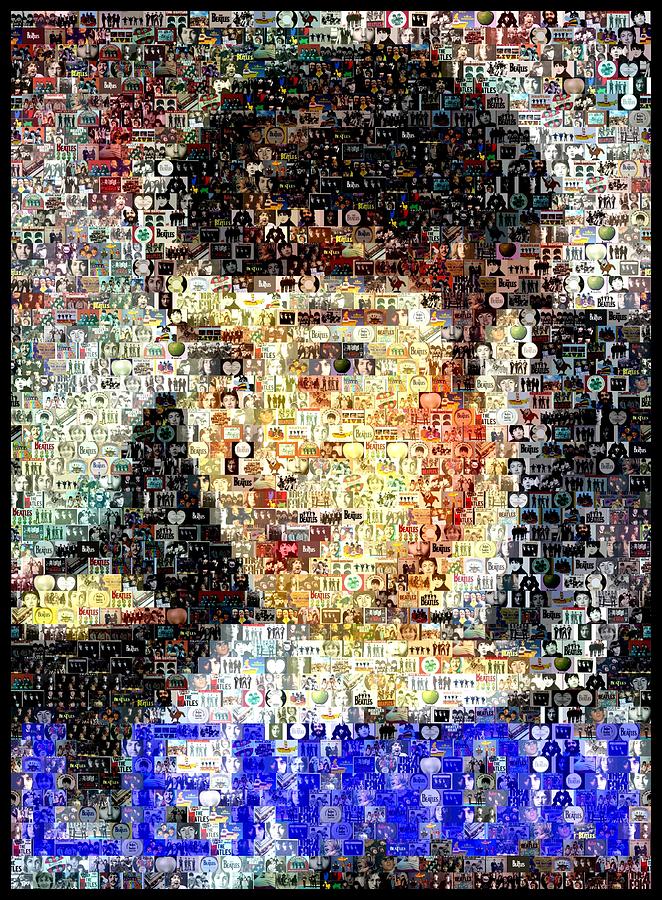 lego john lennon mosaic