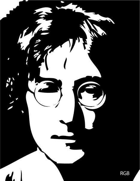 John Lennon Digital Art by Roger Barr - Pixels