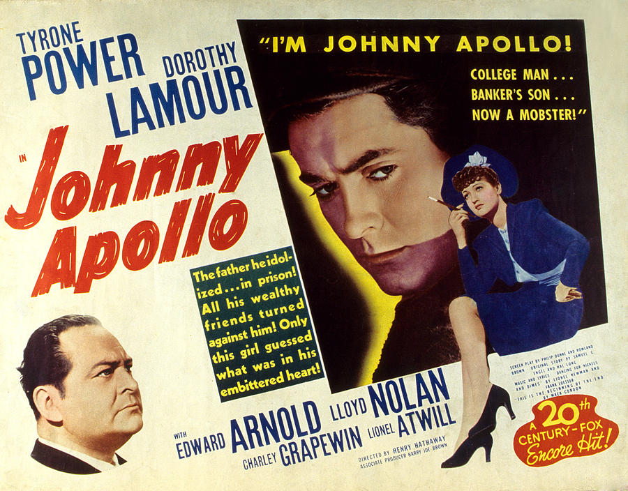 Johnny Apollo, Edward Arnold, Tyrone Photograph by Everett