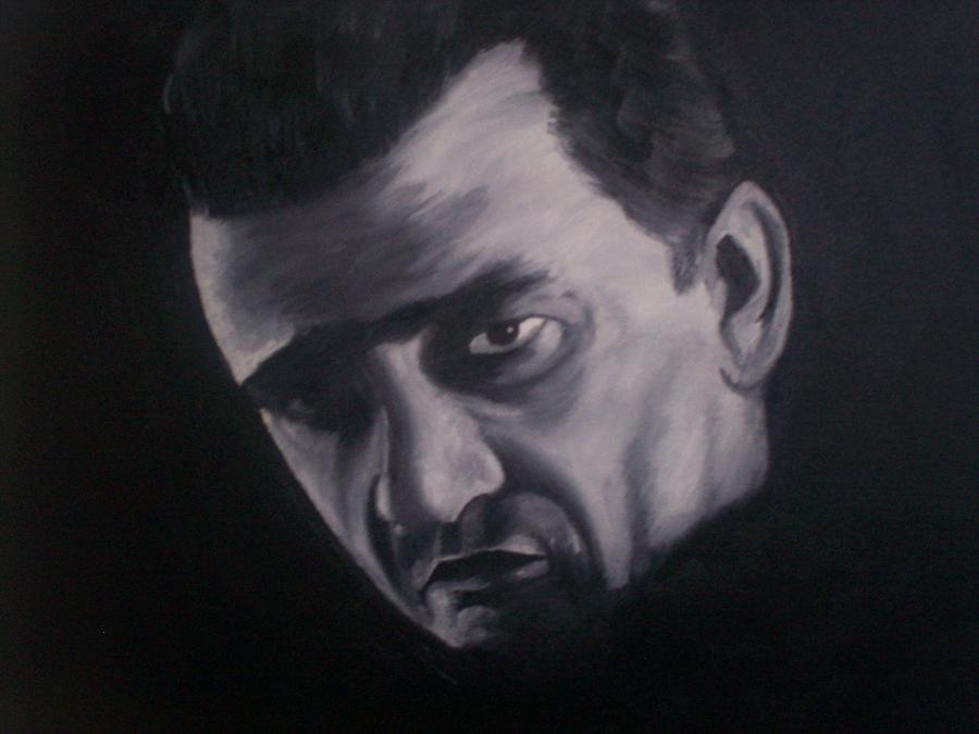 Johnny Cash Painting - Johnny Cash by Gary Boyle
