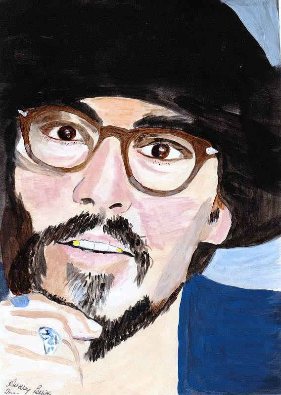 Johnny Depp 5 Painting by Audrey Pollitt