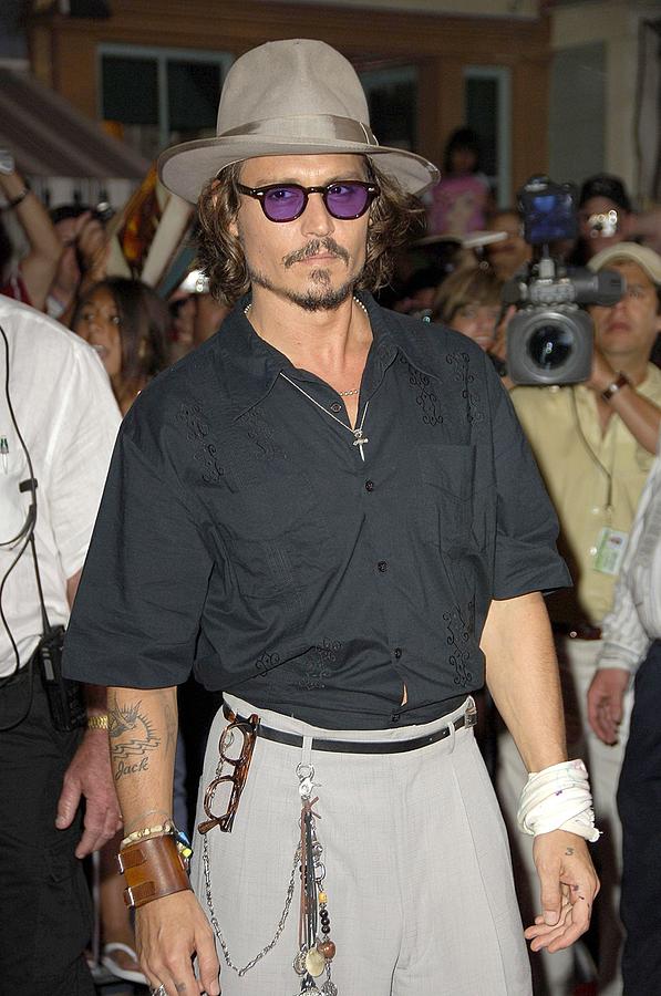 Johnny Depp Photograph - Johnny Depp At Arrivals For Pirates Of by Everett