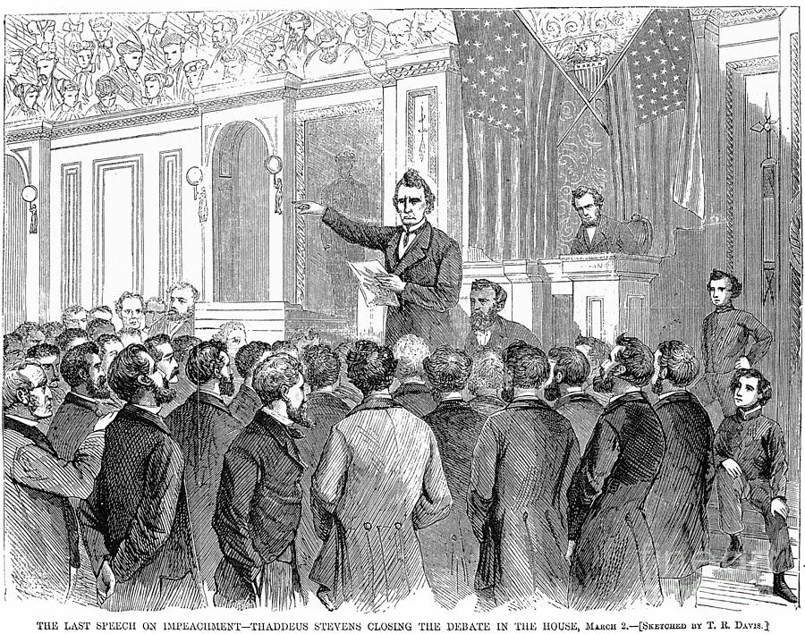 Johnson Impeachment, 1868 Photograph by Granger Fine Art America