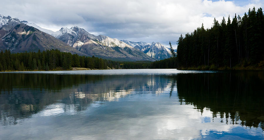 Banff National Park Photograph - Johnson Lake by Adam Pender