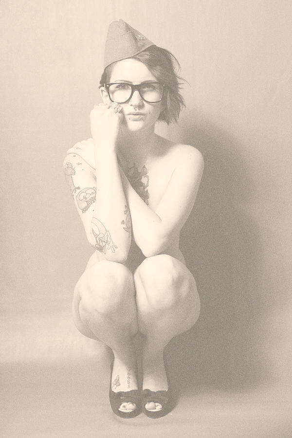 Nude Photograph - Join The Nerd-army by Falko Follert