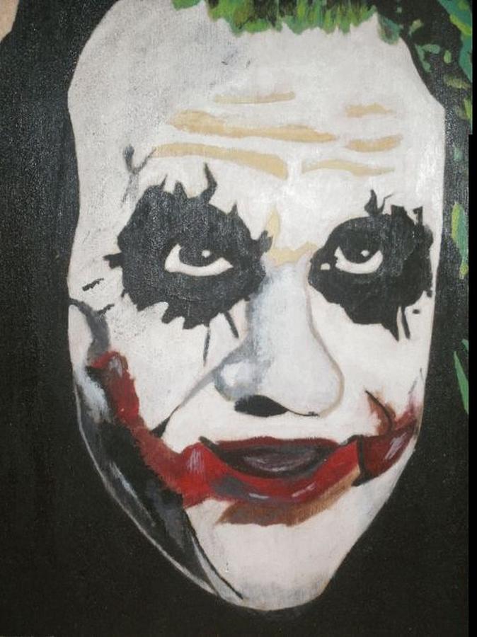 Joker Painting by Samantha Lusby