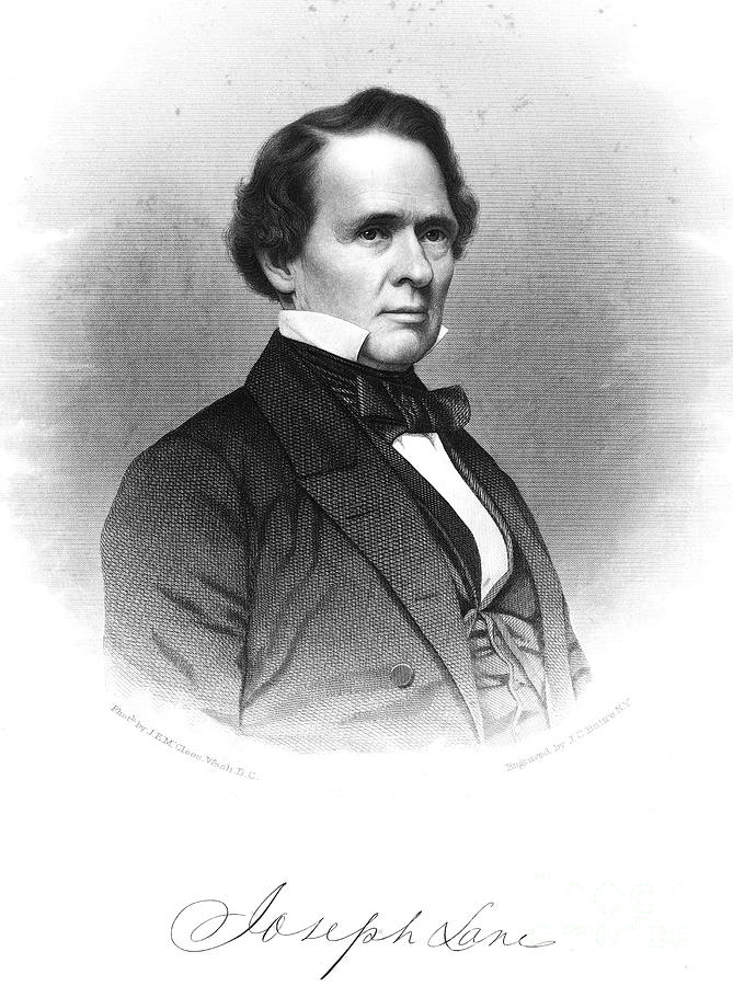 Joseph Lane (1801-1881) Photograph by Granger - Pixels