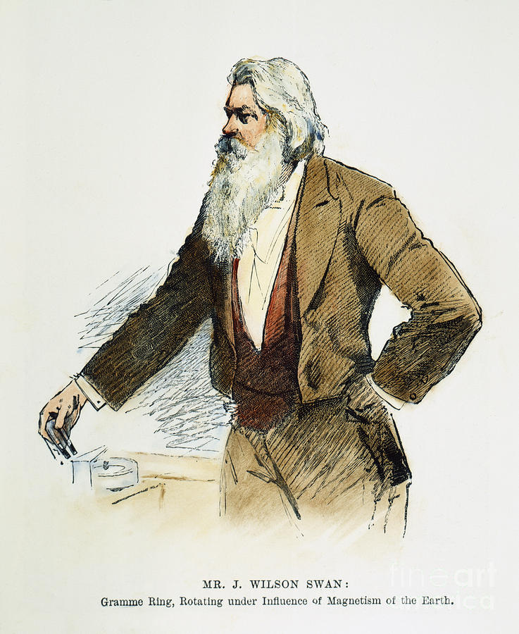 Joseph W. Swan (1828-1914) Photograph by Granger