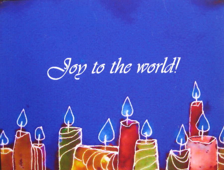 Joy to the World Painting by Anne Duke