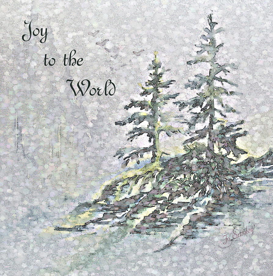 Joy to the World Digital Art by Jo Smoley