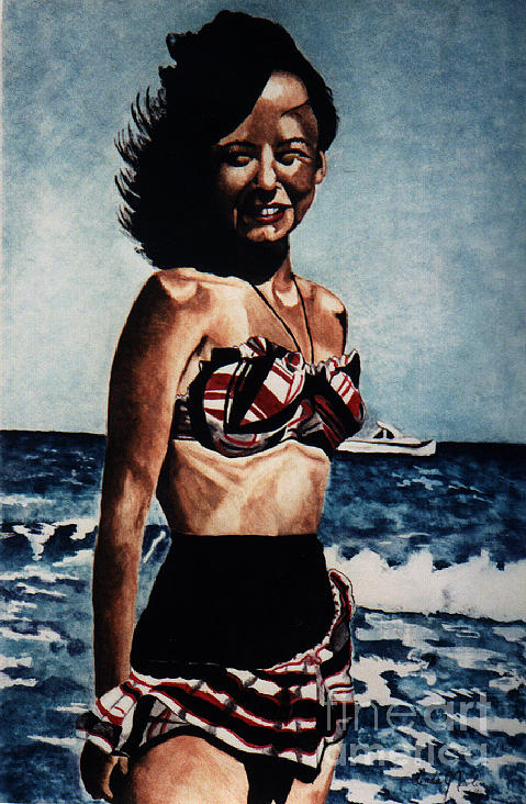 Joyce 1947 Painting by Linda Gustafson-Newlin