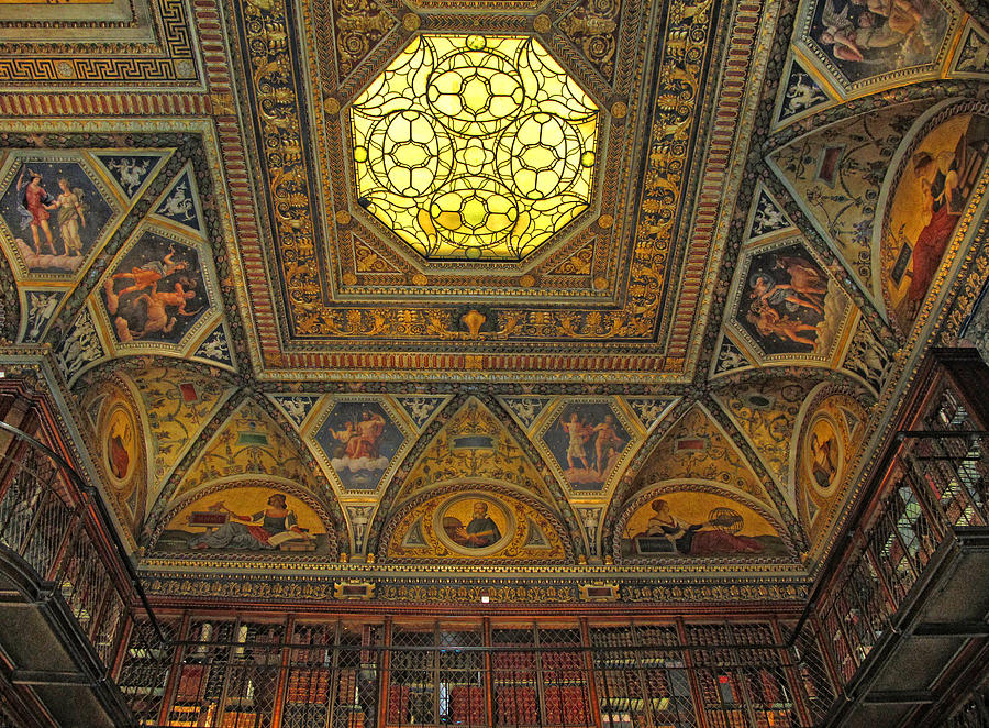 JP Morgan Library Larger View Photograph by Dave Mills