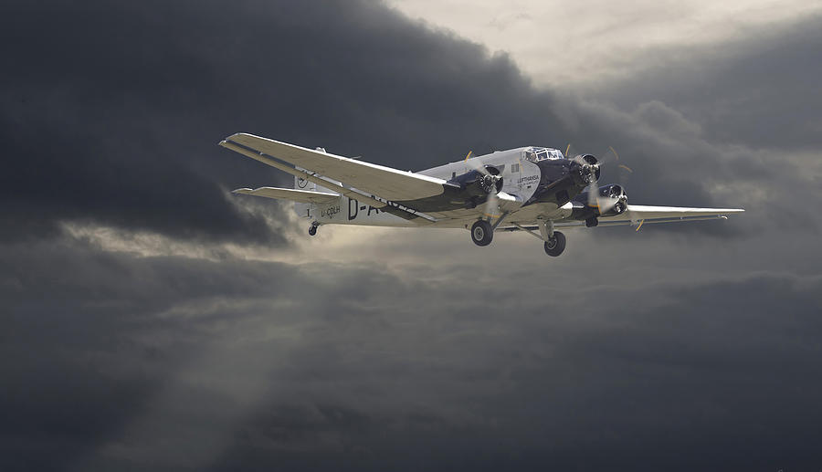 Airplane Photograph - Ju52 -- Iron Annie by Pat Speirs