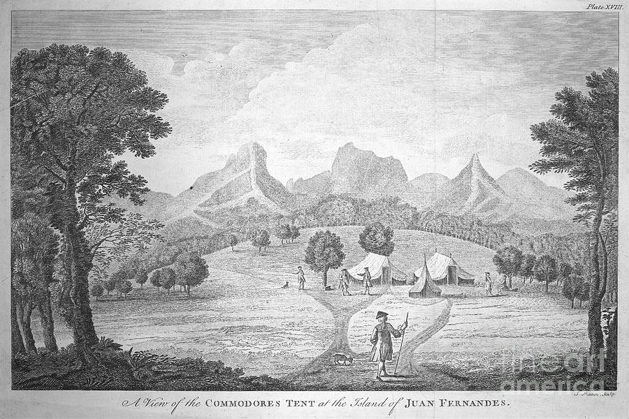 1741 Photograph - Juan Fernandez Islands by Granger