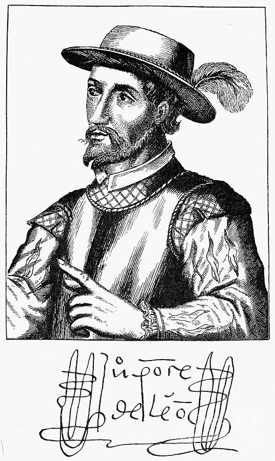 Juan Ponce De Leon by Granger.