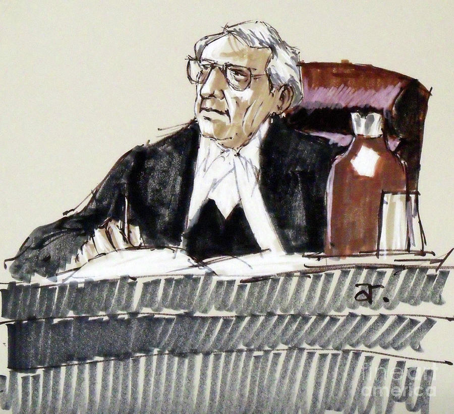 Judge 2 Drawing by Armand Roy