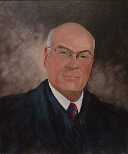 Judge J.S. Daniel Painting by Carol Berning