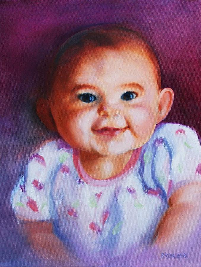 Julianne Painting by Peggy Wrobleski
