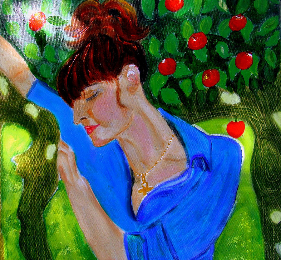 Julie Devoid of Dreams Painting by Rusty Gladdish
