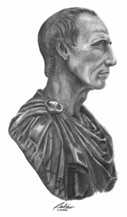 Julius Caesar Drawing by Pablo Riestra