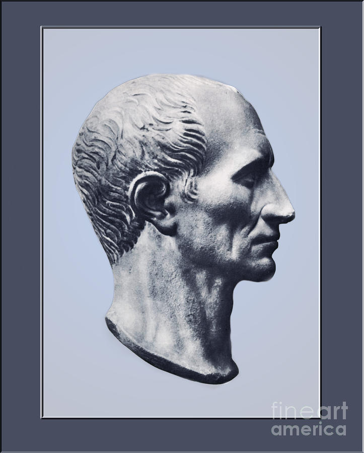 Julius Caesar, Roman General Photograph by Photo Researchers