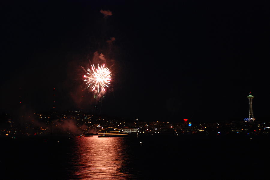 July 4th Seattle Photograph by Michael Merry