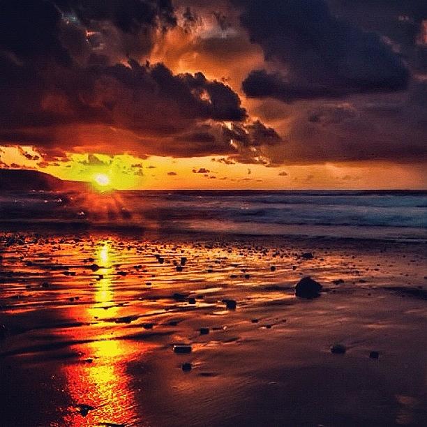 Beach Photograph - July Morning #sunrise. #atlanticcity by Pete Tountas