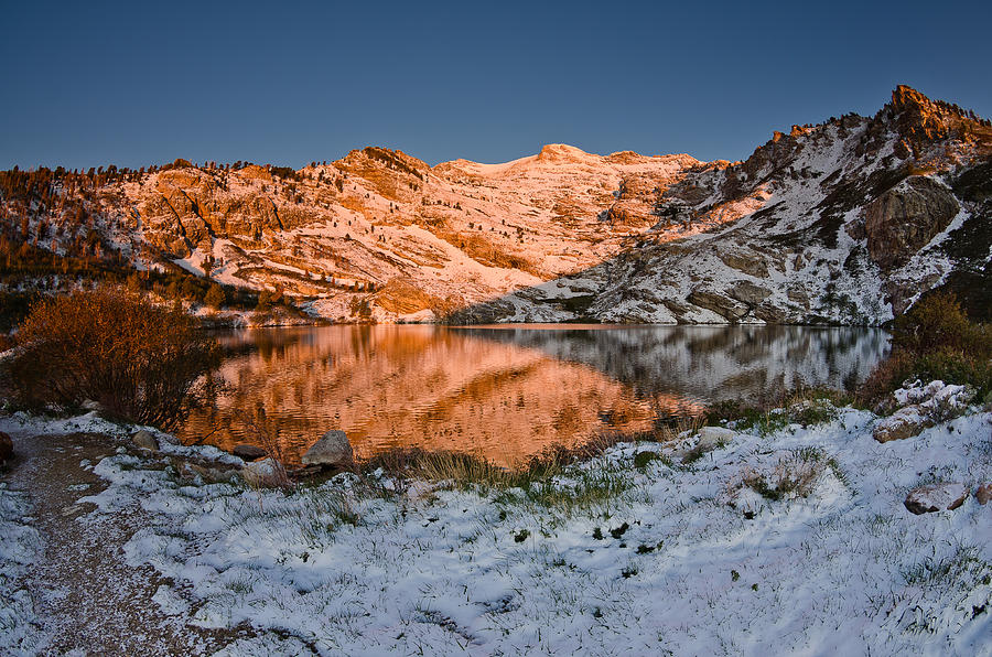 June Snowfall at Angel Lake Photograph by Greg Nyquist