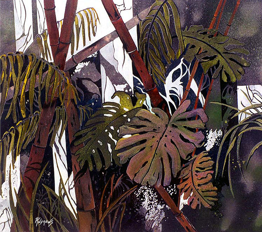 Jungle Patterns 2 Painting by Rae Andrews