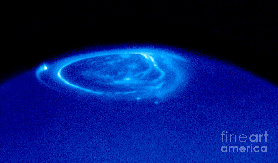 Planet Photograph - Jupiters Aurora by Nasa