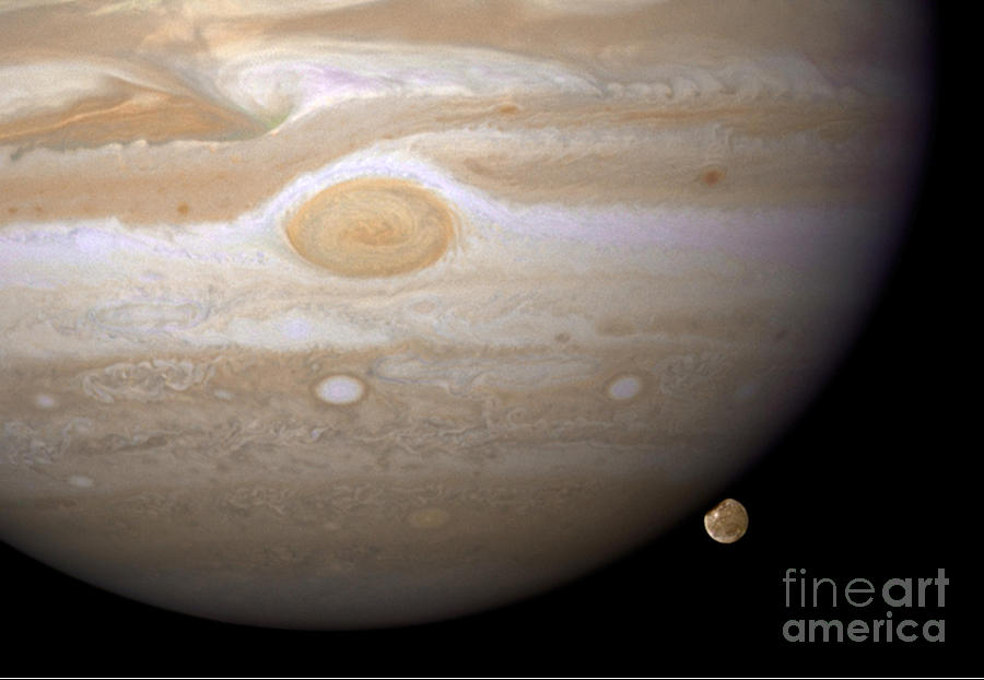 Jupiters Moon Ganymede Photograph by Nasa