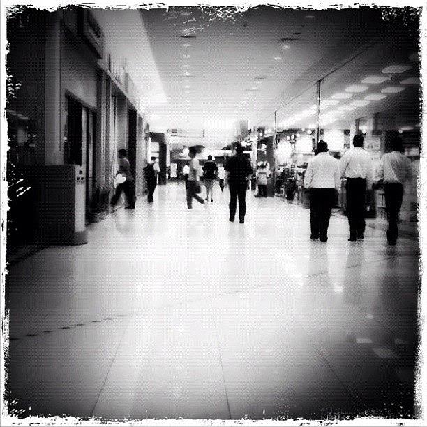 Walking Photograph - #jusco #shoppingmall #people #walking by Sarah Mcrotring
