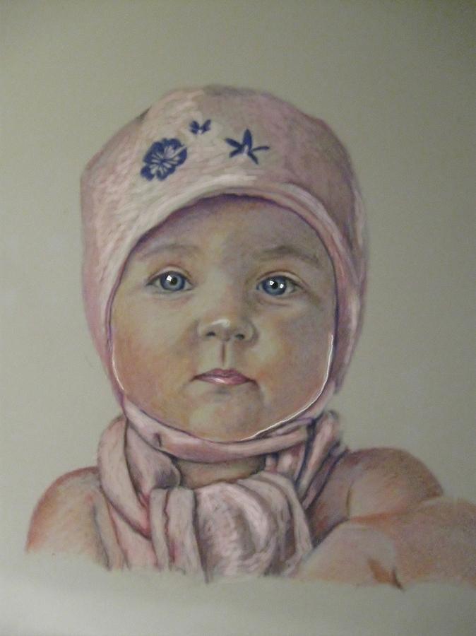 Just a Baby Drawing by Wanda Edwards - Fine Art America