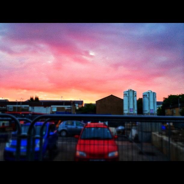 Pink Photograph - Just Before Sunrise. Its Views Like by Elbashir Idris