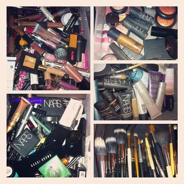 Organize Photograph - Just Cleaned Up And Out All My Makeup by Lianne Farbes