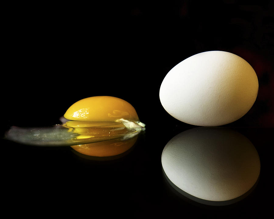 Just Reflecting on Eggs Photograph by Betty Eich