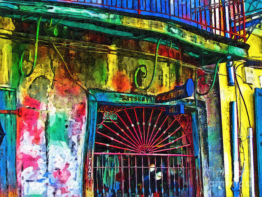 New Orleans Photograph - Just Strange - Preservation Hall by Kathleen K Parker